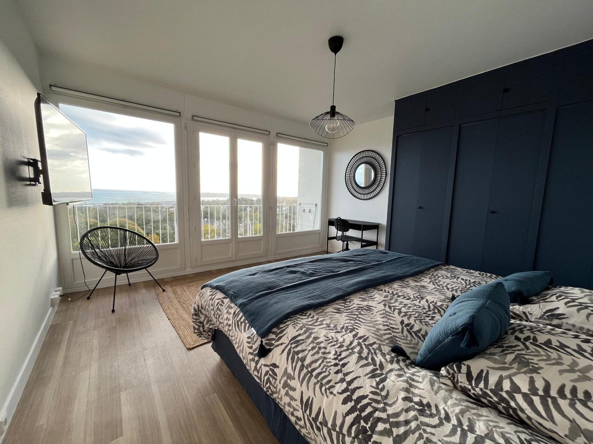 Nouveau! Appartement Vue Mer 180° Et Place Parking Брест Экстерьер фото